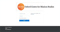 Desktop Screenshot of moodle.ocms.ac.uk