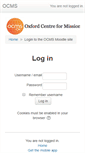 Mobile Screenshot of moodle.ocms.ac.uk